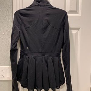 lululemon athletica Jackets & Coats - Lululemon Very Rare Peplum Jacket in black lululemon athletica Jackets & Coats - Lululemon Very Rare Peplum Jacket in black